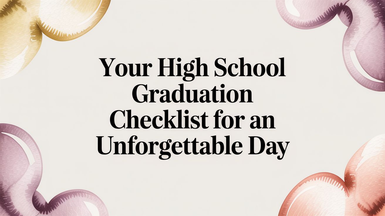 Your Complete High School Graduation Checklist for an Unforgettable Da ...