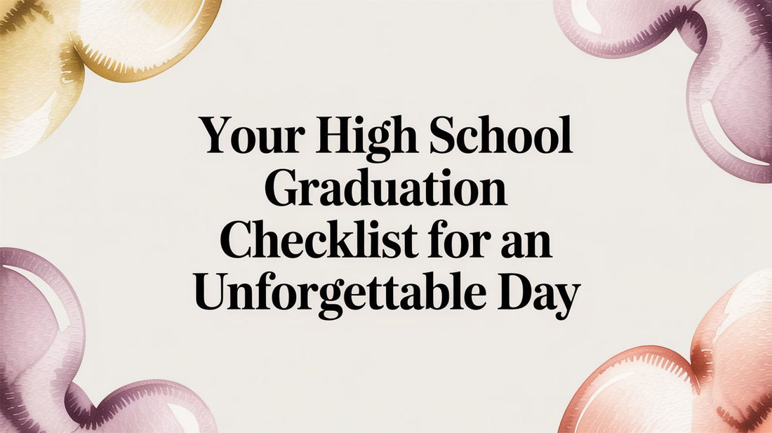 Your Complete High School Graduation Checklist for an Unforgettable Day