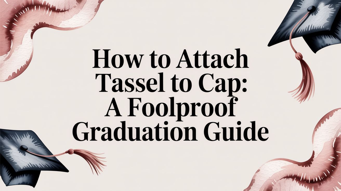 How to Attach Tassel to Cap A Foolproof Graduation Guide – Gradshop