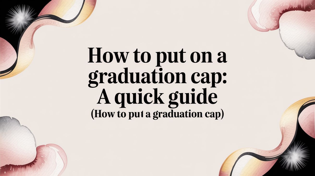 How to Put on a Graduation Cap: A Quick Guide (how to put on a graduation cap)