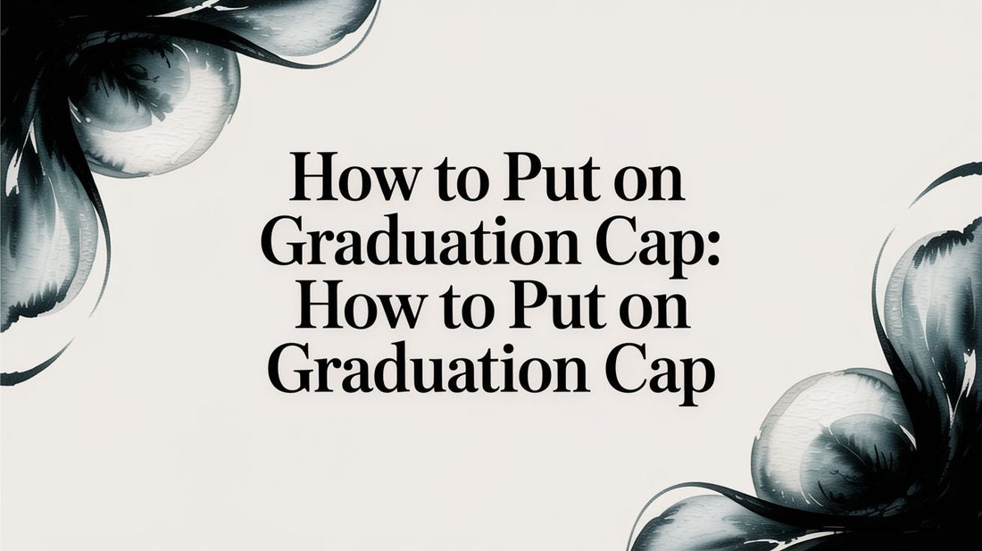 How to Put on Graduation Cap: how to put on graduation cap