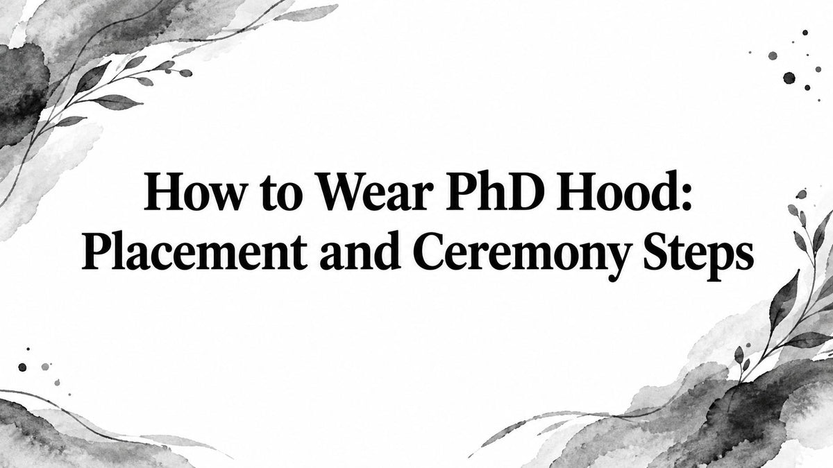 How to Wear PhD Hood: Placement and Ceremony Steps