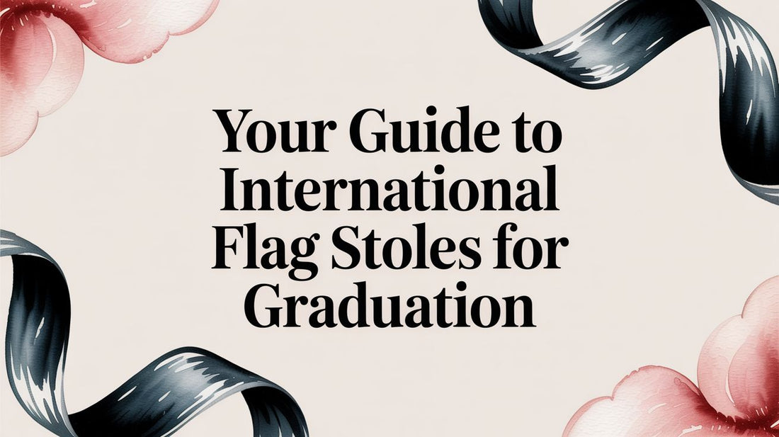 Your Guide to International Flag Stoles for Graduation