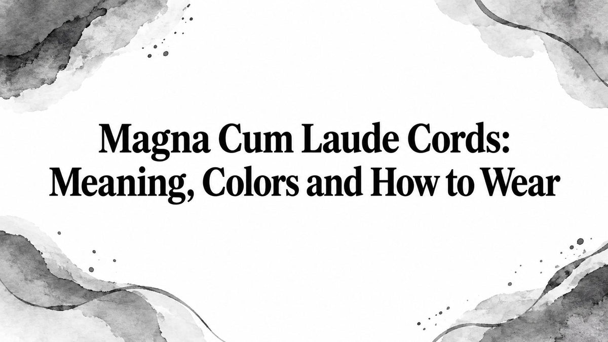 Magna Cum Laude Cords: Meaning, Colors and How to Wear