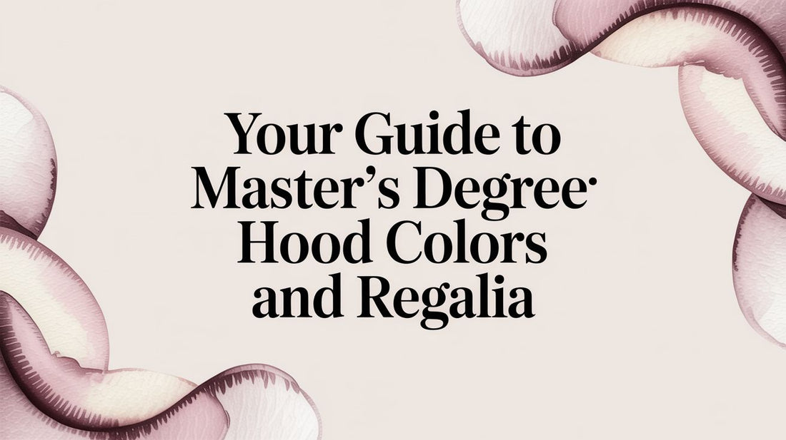 Your Guide to Master's Degree Hood Colors and Regalia