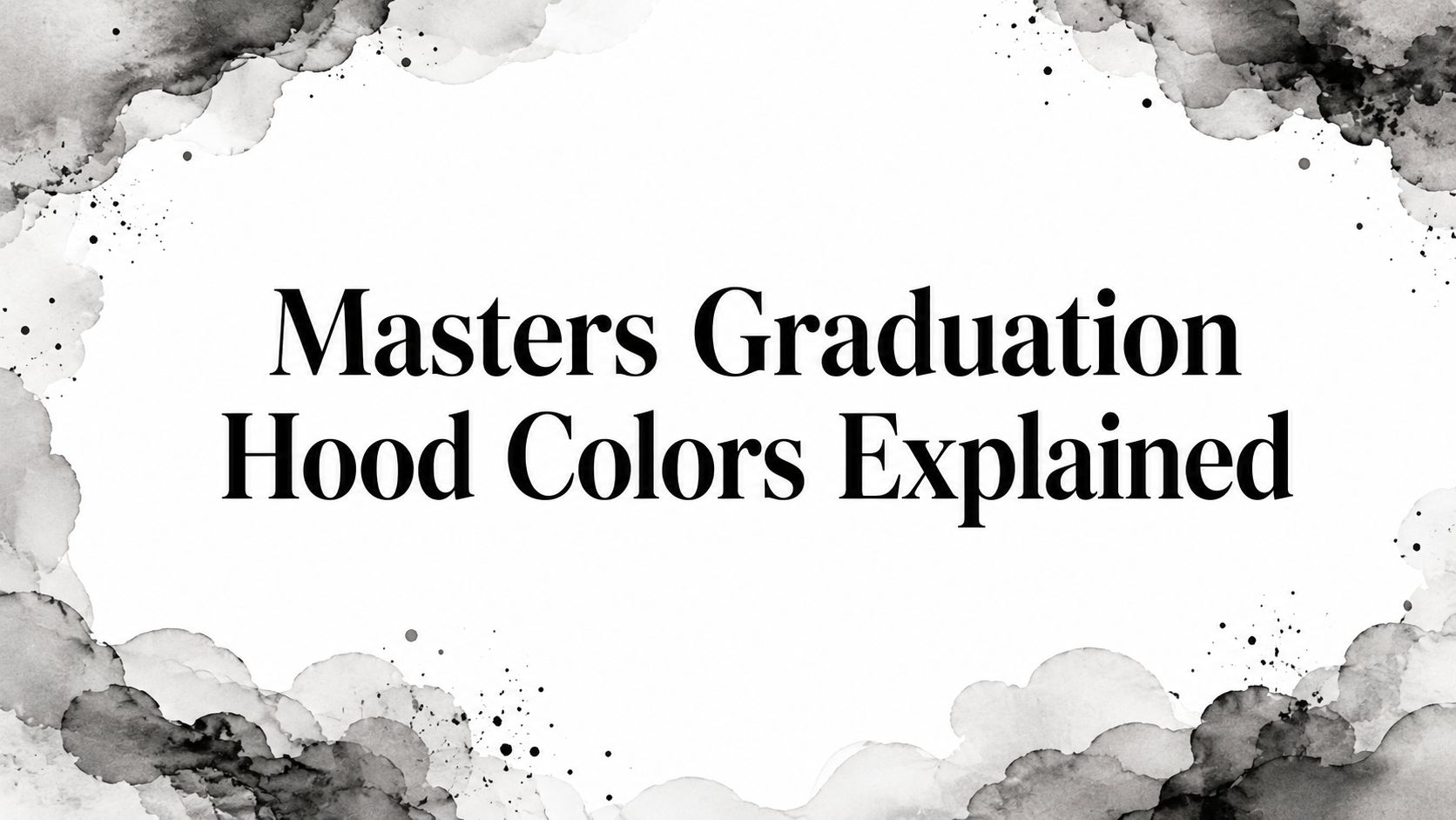 Masters Graduation Hood Colors Explained