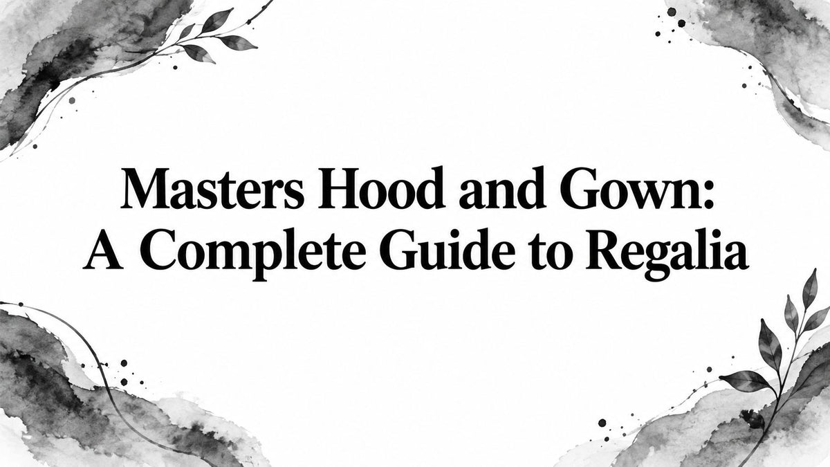 Masters Hood and Gown: A Complete Guide to Regalia