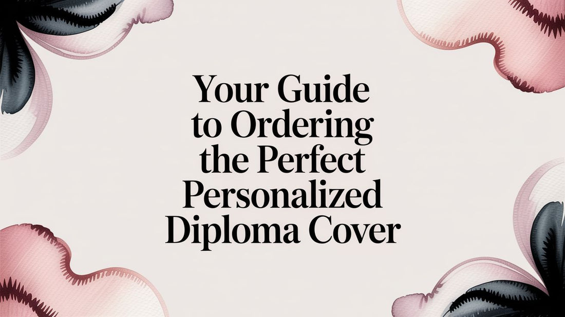 Your Guide to Ordering the Perfect Personalized Diploma Cover