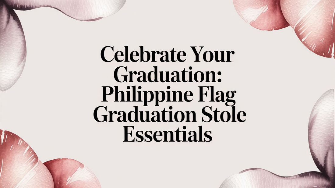 Celebrate Your Graduation: philippine flag graduation stole Essentials