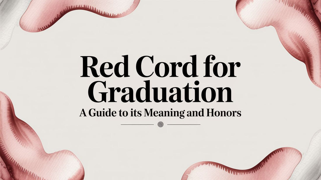 Red Cord for Graduation A Guide to Its Meaning and Honors