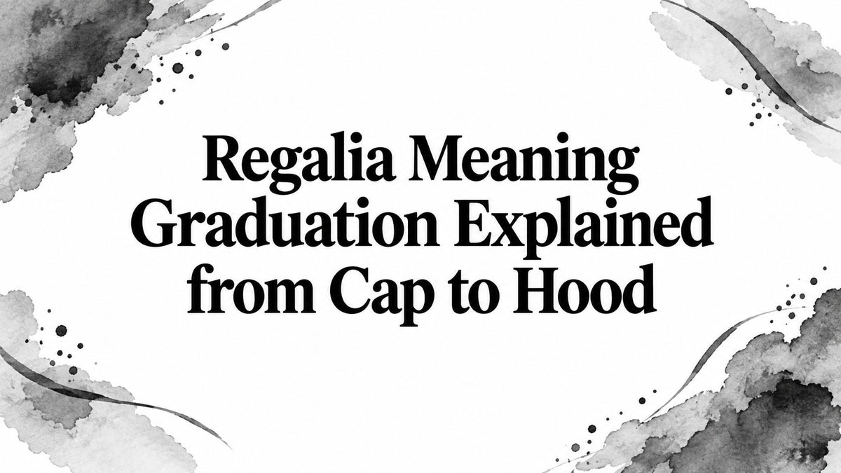 Regalia Meaning Graduation Explained from Cap to Hood