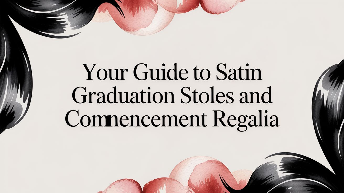 Your Guide to Satin Graduation Stoles and Commencement Regalia