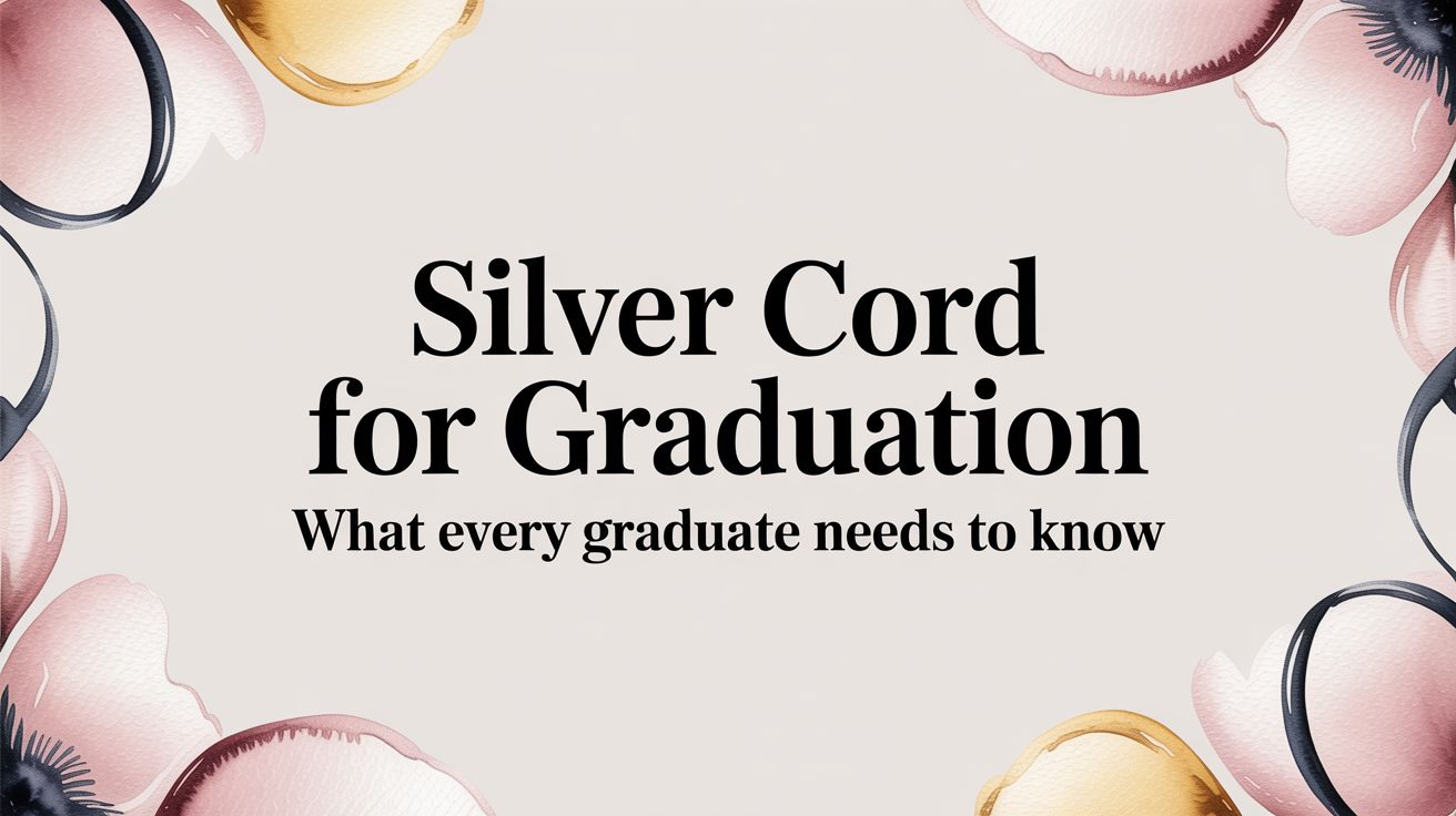 Silver Cord for Graduation: What Every Graduate Needs to Know