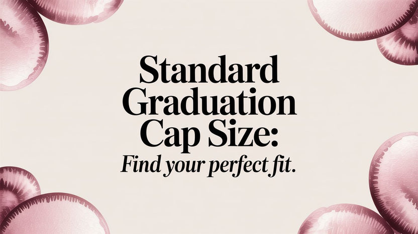 Grad Cap Dimentsino Standard graduation cap size: Find your perfect fit – Gradshop