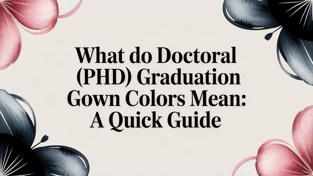 What Do Doctoral (PhD) Graduation Gown Colors Mean: A Quick Guide