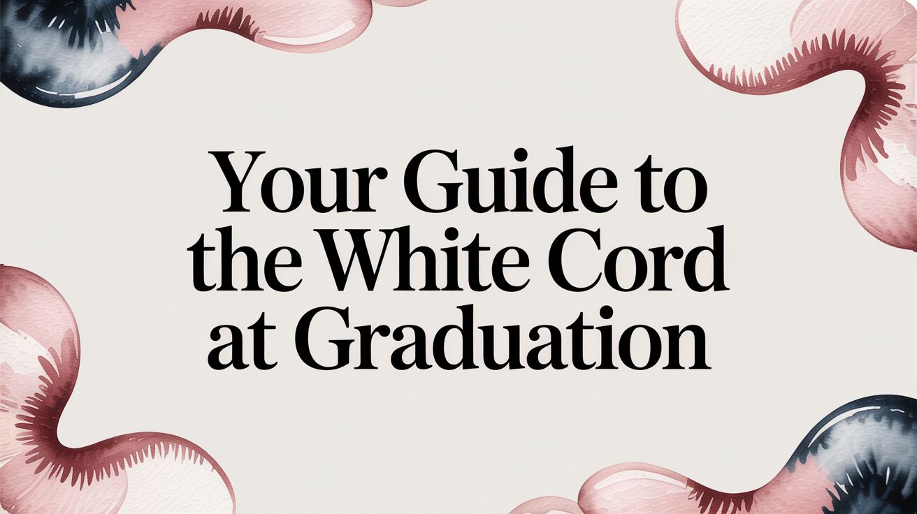 Your Guide to the White Cord at Graduation