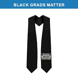 Black Grads Matter Graduation Stoles