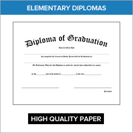 Elementary Graduation Diplomas