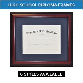 High School Graduation Diploma Frames