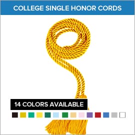 University & College Single Honor Cords
