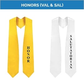 Imprinted and Printed Graduation Stoles
