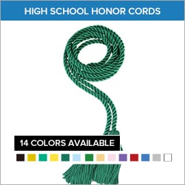 High School Graduation Honor Cords