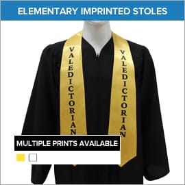 Elementary Imprinted Graduation Stoles