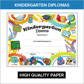 Kindergarten & Preschool Graduation Diplomas