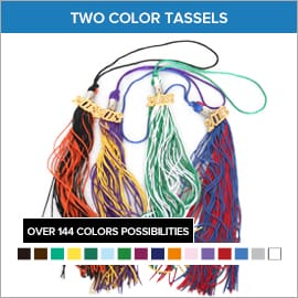 Two Color Graduation Tassels