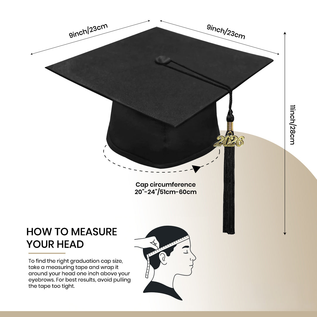 Classic Masters Academic Cap, Gown & Hood Package