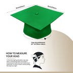 Matte Green Bachelors Cap