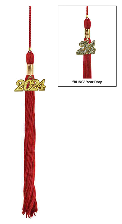 Shiny Red Junior High/Middle School Cap & Gown