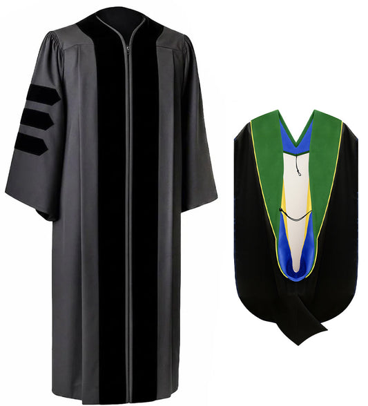 Classic Doctoral Gown & Hood Package