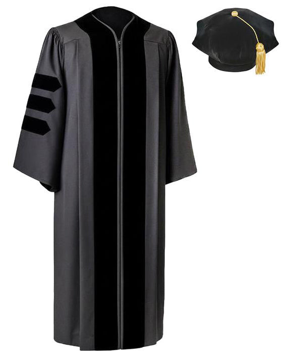 Classic Doctoral Tam & Gown - Academic Regalia