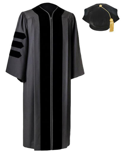Classic Doctoral Tam & Gown - Academic Regalia