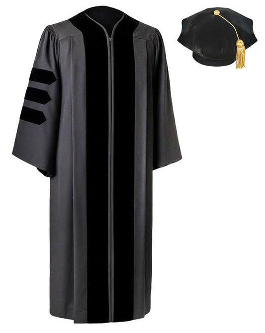 Classic Doctoral Tam & Gown - Academic Regalia