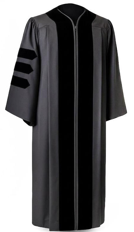 Classic doctor graduation gown