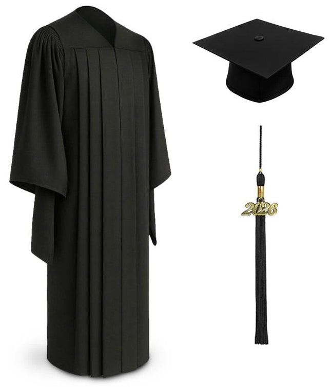 Masters Graduation Cap and Gown