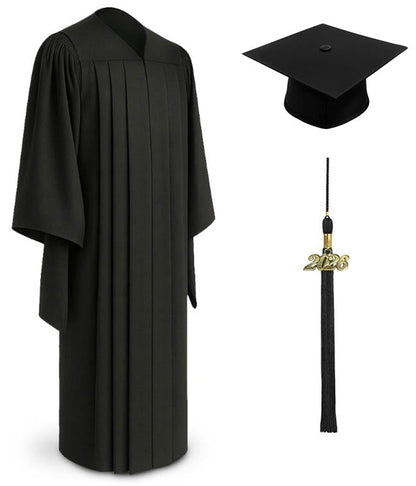 Masters Graduation Cap and Gown