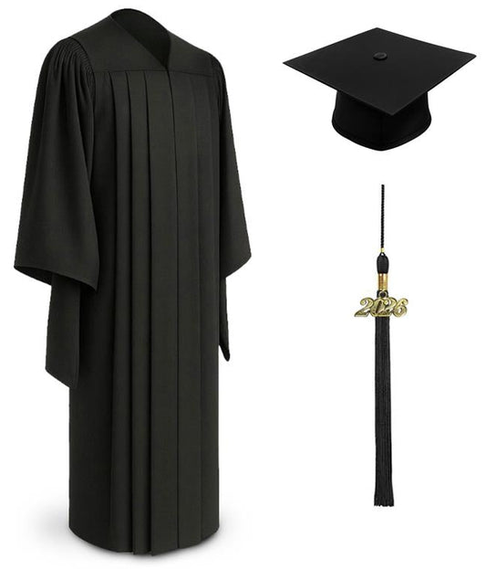 Masters Graduation Cap and Gown