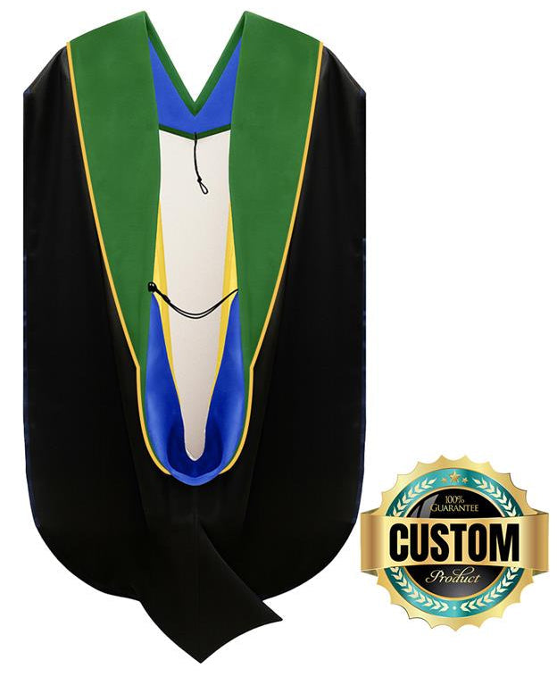 Deluxe Doctorate Hood - CUSTOM YOUR OWN