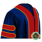 Custom Classic Doctoral Gown, Tam and Hood Package