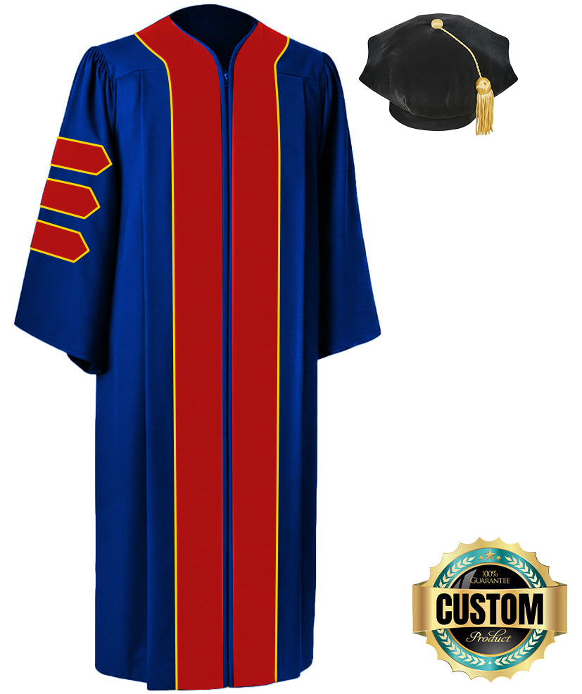 Custom Classic Doctoral Gown and Tam Package