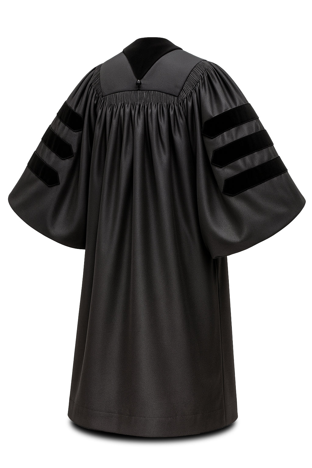 Deluxe Doctoral Graduation Tam, Gown & Hood Package