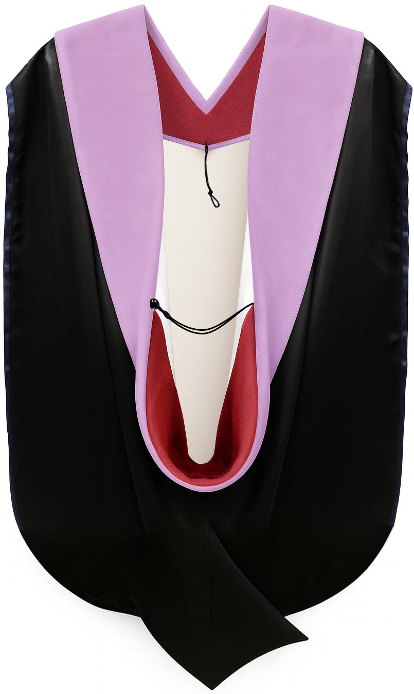 Doctor of Dentistry Hood - Red & White