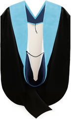 Doctor of Education Hood - Navy Blue & White