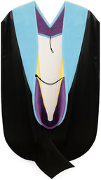 Doctor of Education Hood - Purple & Golden Yellow