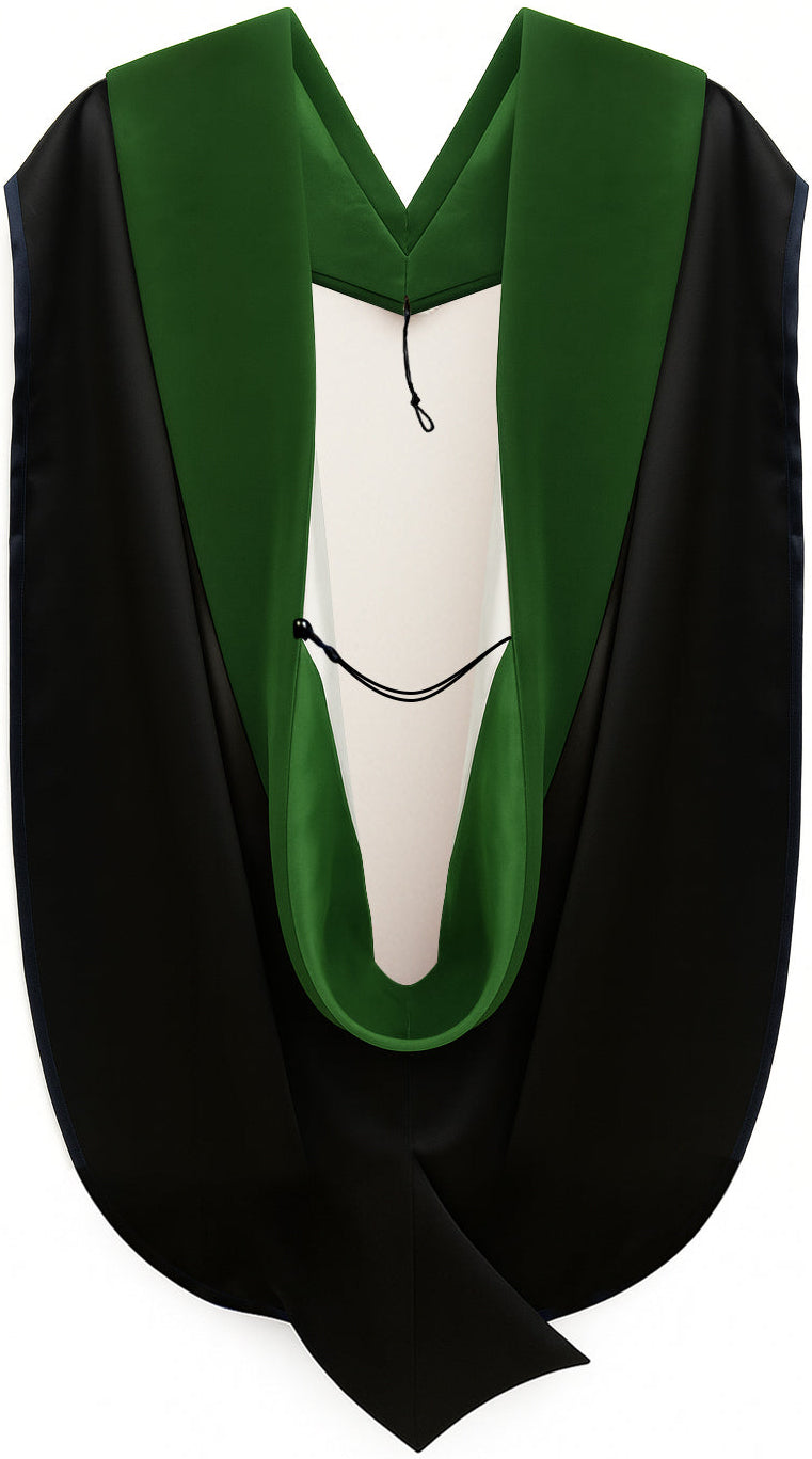 Doctor of Medicine Hood - Kelly Green & White