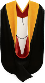 Doctor of Science Hood - Red & White