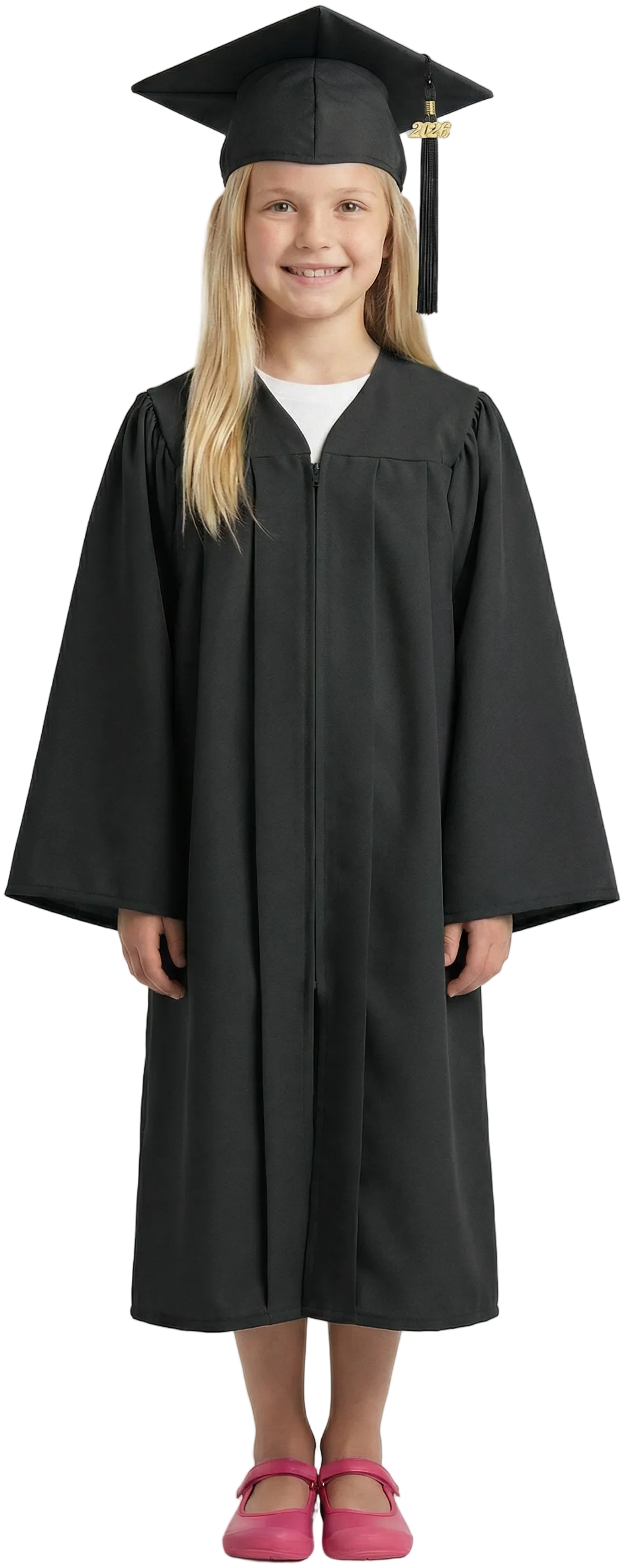 Matte Black Elementary Cap & Gown